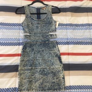 Acid Wash Jeans Dress